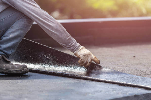 Professional Basement Waterproofing technician working in Deshler, OH